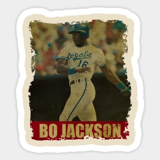 Bo Jackson - NEW RETRO STYLE Sticker